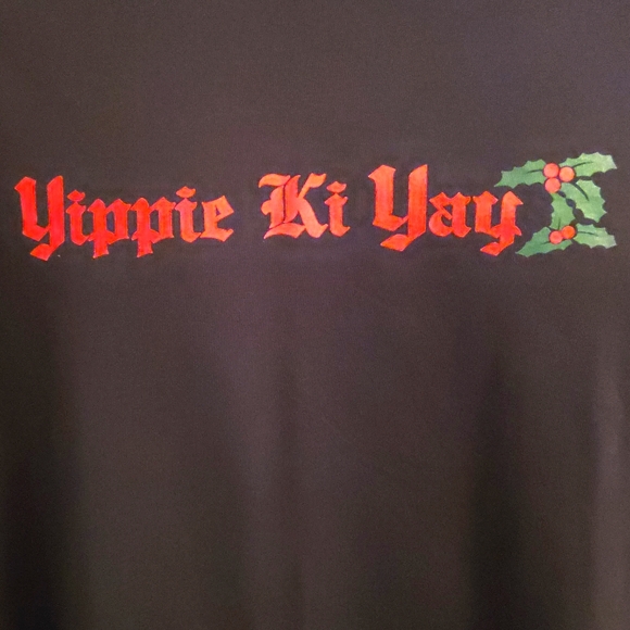 Grunt Style Mens Die Hard John McClane Christmas Tshirt Size X-Large - Picture 3 of 8